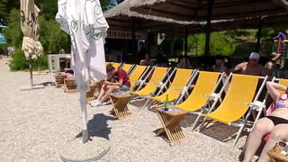 10. Croatia, Zadar City of Roman and Venetian Ruins Beach Walk 4K Walking Tour with Bikini Beach Hunter
