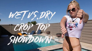 Wet vs. Dry Transparent Top Try-On showdown