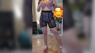 10. Try on haul, see thru shorts!