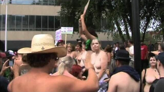 The Granny Commando Show & asheville goes topless