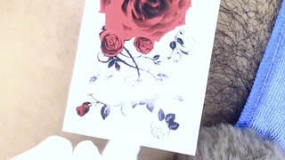 4. How to temporary tattoo flowers at home ,tattoo private part at home #temporarytattoo#tattooartist