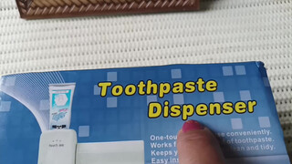 1. toothpaste dispenser