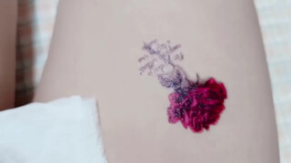 7. Magic Tattoos for Ocean Lovers, beautiful red rose temporary tattoo #temporarytattoo #newtattoo