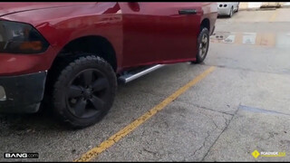 2. my wife daise and I visit our trusted mechanic to see about getting our dodge ram 1500 lifted