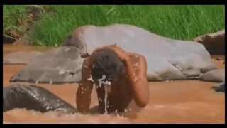 8. ZULU MAIDENS BATHING in the river ( SOUTH AFRICA )