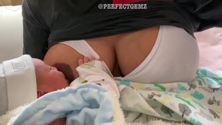 3. Breastfeeding Young Mom