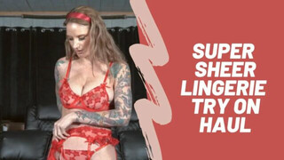 SUPER SHEER, Kaei and Shi Lingerie Try On Haul. Honey Birdette Dupe?