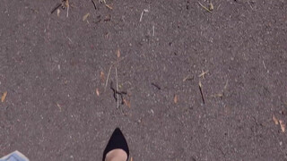 6. Taking a walk in the park ???? | ASMR High Heels on pavement