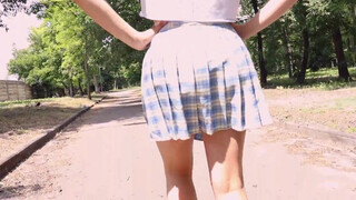 9. Taking a walk in the park ???? | ASMR High Heels on pavement