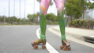 Roller Skate Superstar Body Painting