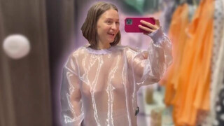 Transparent and See-through Clothes and Lingerie | Try On haul | At the mall #2