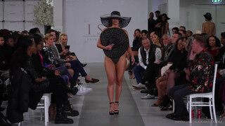 3. Isis Fashion Awards 2022 Part 2 Nude/naked Accessory Runway Catwalk Show Global Hats