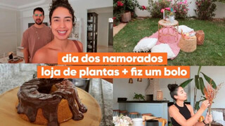 FIZ BOLO DE CENOURA + COMPRINHAS E QUADRO NOVO + JANTAR DE DIA DOS NAMORADOS | JULIANA LOUISE