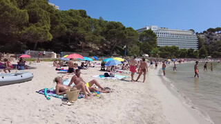 1. MENORCA Playa Cala Galdana Beach Beaches in Spain Travel Vlog World Cities 4K