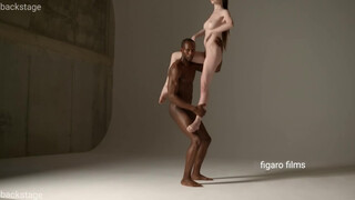 9. couple photos shoot , nude backstage