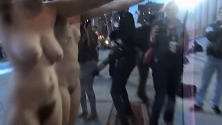 4. New York Nude Fashion Week Streakers!