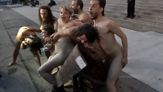 5. New York Nude Fashion Week Streakers!