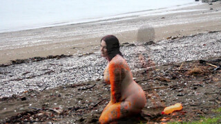 2. Abstract Art Nude Body painting