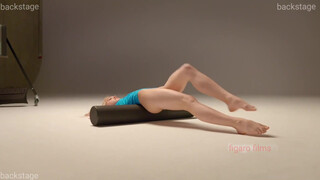 1. yoga position in a nude photo workshop