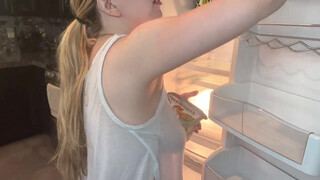 8. Cleaning My Fridge ( No Bra / No Panties ) #2