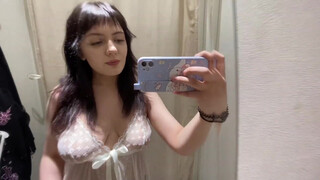 1. [4K] See-Through/Transparent Lingerie | Try-On Haul | At The Mall XXX Video????XXX TIK TOK video live