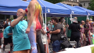 6. Nude BODY PAINTING DAY, NYC, NEW YORK .