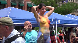 7. Nude BODY PAINTING DAY, NYC, NEW YORK .