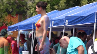 9. Nude BODY PAINTING DAY, NYC, NEW YORK .