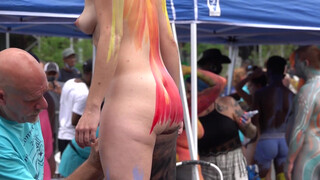 3. Nude BODY PAINTING DAY, NYC, NEW YORK .