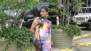 Nude BODY PAINTING DAY, NYC, NEW YORK .