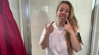 1. Wet T-Shirt Shower Video – OnlyFans Prep (No Bra / No Panties)