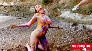 7. Abstract ART Nude Body Painting. Ep. 1