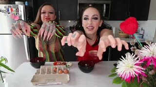 Strippers cooking BREAKFAST WRAPS