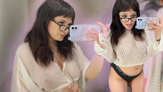 [4K] See-Through Lingerie and clothes | Try-On Haul | At The Mall