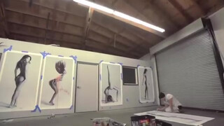 10. 8 LOVES BY STEVE SHAW & GREGORY SIFF (Alyssa Arce, Alexandra Tyler) Nude Art Photoshoot Body Paints