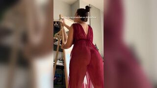 4. ☀ “Cleaning in That Outfit?! ☺◯✨”#BoldLook #MirrorCleaning #OOTD #Shorts #Wow