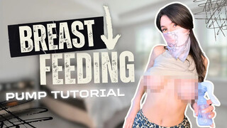 [4K] Breastfeeding with Pocahontas | Breast Milk Pump Tips & Massage