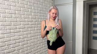 8. [4K] TRANSPARENT TOP TRY-ON HAUL | NO BRA LOOK
