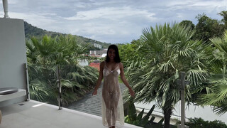 3. [4K] See Through Night Dress Try On No Bra | ONE PIECE Transparent TRY ON With Arra (2024)