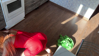 8. Cleaning My Home In Transparent Clothes #2