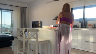 8. [4K] Cleaning My Home In Transparent Dress #2