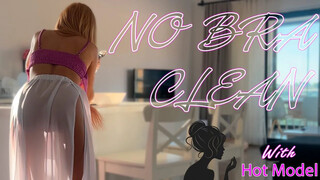 [4K] Cleaning My Home In Transparent Dress #2