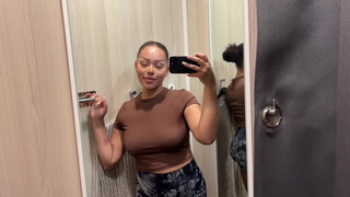 1. 4K TRANSPARENT PUBLIC Try – on Haul with Sasha | New Beach Cover Ups Try Ons & Mirror View