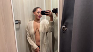 9. 4K TRANSPARENT PUBLIC Try – on Haul with Sasha | New Beach Cover Ups Try Ons & Mirror View