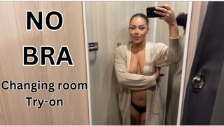 4K TRANSPARENT PUBLIC Try – on Haul with Sasha | New Beach Cover Ups Try Ons & Mirror View