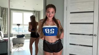 2. [4K] Try On Haul | NEW FISHNET BODY | Get Ready With