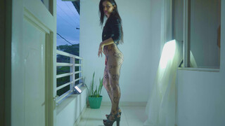 6. TRY ON HAUL MARIA BLACK PANTYHOSE / NO PANTIES / MALLA TRANSPARENTE