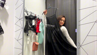 2. [4K] Try on Haul Transparent Black Lingerie