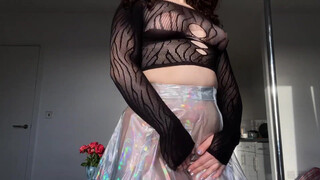 10. 4K TRANSPARENT Skirt TRY ON! | Venus Energy TryOn