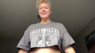 10. 4K Bra Vs No Bra Try On – Natural Mom Body #3